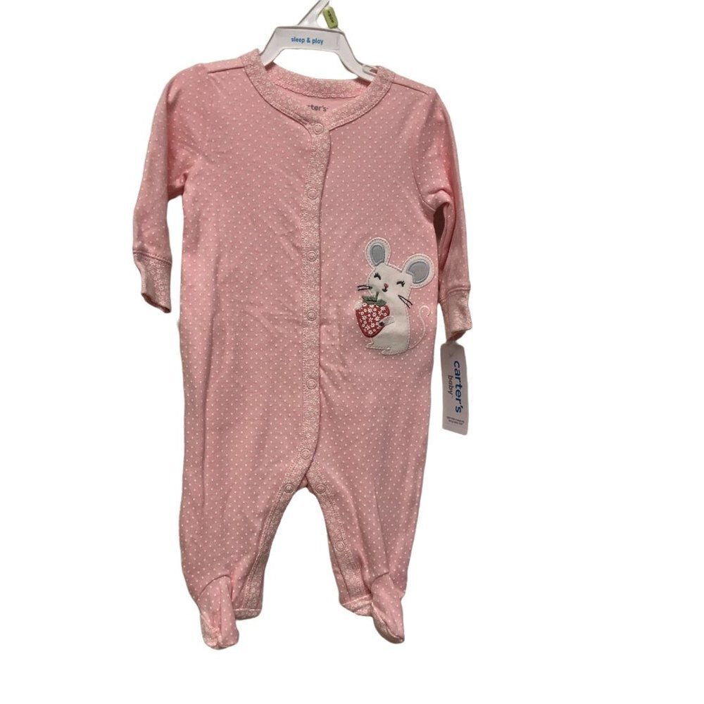 Carters Baby Girls Snap-Up Sleep and Play 3mos new with tag